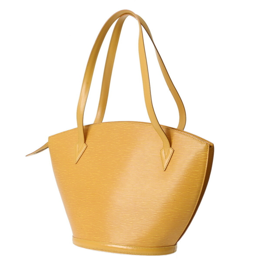 Louis Vuitton Leather Shopping Tassili Bag Yellow Jacques Shoulder Epi Saint - Picture 1 of 11
